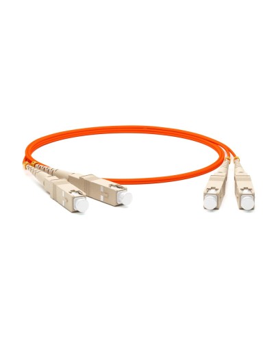 FC-D2-62-SC/PR-SC/PR-H-2M-LSZH-OR. Патч-корд волоконно-оптический многомодовый. Hyperline в Самаре