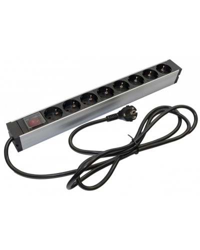 SHZ19-8SH-S-2.5EU. Блок розеток 19. Hyperline в Самаре