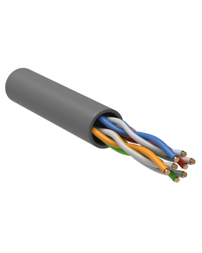 GENERICA U/UTP 5E 24AWG 4PR PVC серый (BC1-C5E04-111-100-R-G). Кабель «витая пара» (LAN) для структурированных систем связи. IEK в Самаре