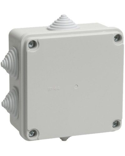 Коробка распаячная КМ41234 100х100х50 открытой проводки IP55 6 гермовводов серая (UKO11-100-100-050-K41-55). Коробка распаячная безгалогенная (HF). IEK в Самаре