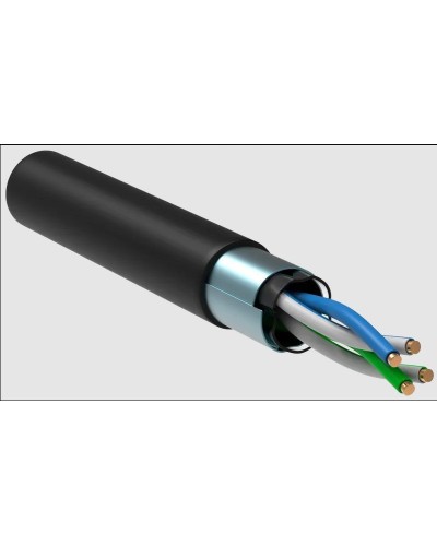 GENERICA F/UTP 5E 24AWG 2PR LDPE 1м черный 305м (BC3-C5E02-339-305-R-G). Кабель «витая пара» (LAN) для структурированных систем связи. IEK в Самаре
