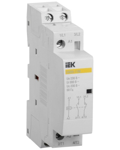 Контактор модульный КМ20-11M AC (MKK11-20-11). Контактор модульный. IEK в Самаре