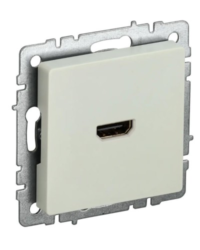 Розетка HDMI РHDMI-0-БрКр бежевый BRITE (BR-H10-K10). Розетка HDMI. IEK в Самаре