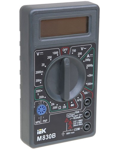 Мультиметр цифровой Universal M830B (TMD-2B-830). Мультиметр цифровой. IEK в Самаре
