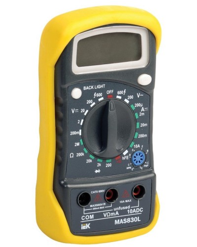 Мультиметр цифровой Master MAS830L (TMD-3L-830). Мультиметр цифровой. IEK в Самаре