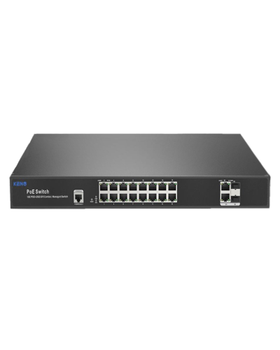 KN-SW1602SFP/M2. Коммутатор с питанием по PoE. KENO в Самаре