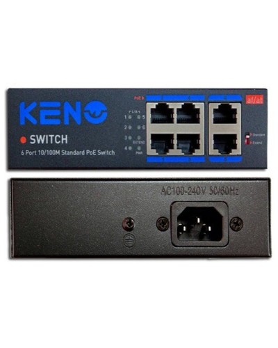 KN-SW402POE+. Коммутатор с питанием по PoE. KENO в Самаре