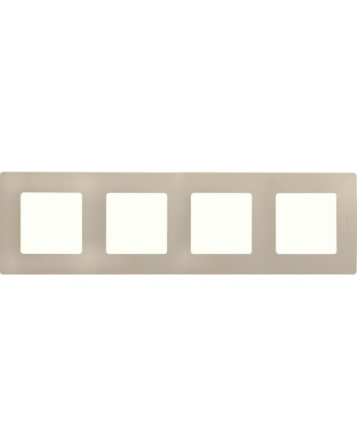 Рамка 4 поста ETIKA, слоновая кость (672514). Рамка. LegranD в Самаре