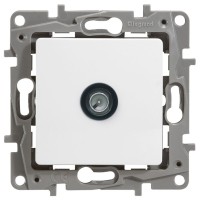 Розетка TV оконечная 5 дБ ETIKA, белая (672265). Розетка. LegranD