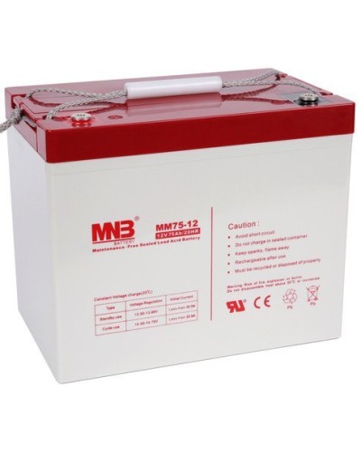 MNB MM 75-12. Аккумулятор герметичный свинцово-кислотный. MNB в Самаре
