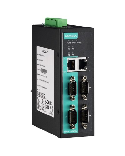 NPort IA5450A. 4-портовый усовершенствованный преобразователь. MOXA в Самаре