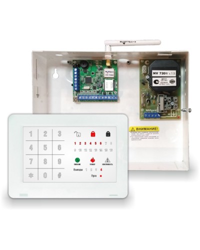 NV 1010c/8524. Устройство оконечное объектовое приемно-контрольное c GSM коммуникатором. NAVIgard в Самаре