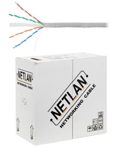 U/UTP 4pair, Cat6, Solid, In, PVC (EC-UU004-6-PVC-GY). Кабель «витая пара» (LAN) для структурированных систем связи. NETLAN в Самаре