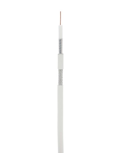 RG-6 CCS, In, PVC (EC-C2-32123A-WT-3). Кабель коаксиальный омедненный. NETLAN в Самаре