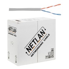 U/UTP 2pair, Cat5, In, PVC, CCA (CCA-UU002-5-PVC-GY) . Кабель «витая пара» (LAN) для структурированных систем связи. NETLAN