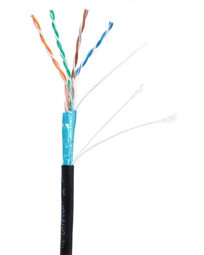 F/UTP 4pair, Cat5е, Out, PE (EC-UF004-5E-PE-BK). Кабель «витая пара» (LAN) для структурированных систем связи. NETLAN в Самаре