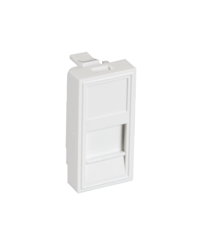 EC-IMH-1-WT-10 (10шт). Вставка 45x45 (Mosaic) для 1 модуля Keystone Jack. NETLAN в Самаре