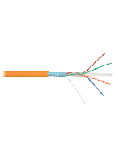 F/UTP 4pair, Cat6, Solid, In, PVC (NKL 9240C-OR). Кабель «витая пара» (LAN) для структурированных систем связи. NIKOLAN в Самаре