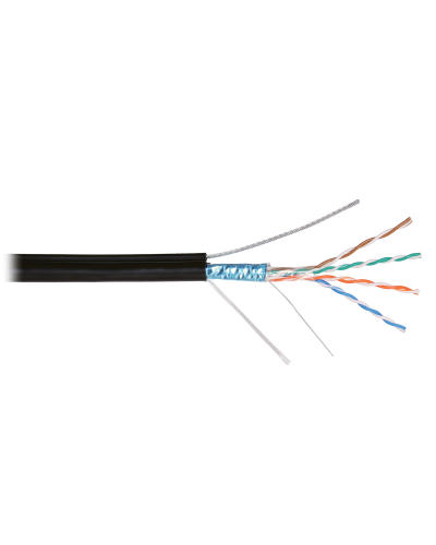 F/UTP 4pair, Cat5e, Solid, Out, SW, PVC (NMC 4905B-BK). Кабель «витая пара» (LAN) для структурированных систем связи. NIKOMAX в Самаре