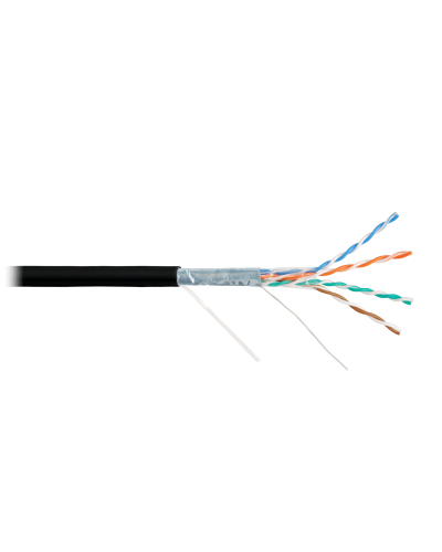 F/UTP 4pair, Cat5e, Solid, Out, PVC (NMC 9200B-BK). Кабель «витая пара» (LAN) для структурированных систем связи. NIKOMAX в Самаре