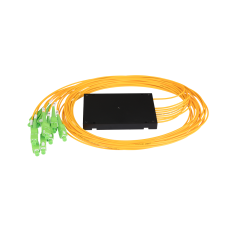 NMF-SPP1X8A1-SCA-B. Сплиттер планарный 1x8, 9/125мкм, SC/APC, 2 мм. NIKOMAX