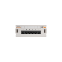 NMC-WP06UD2-GY. Патч-панель настенная 6 портов, Кат.5е. NIKOMAX