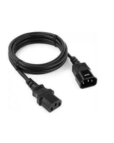 NTSS-PC13142 C13-С14 проводник.:3х0.75мм2 1.8м 220/250В 10А черный. Кабель питания. NTSS в Самаре