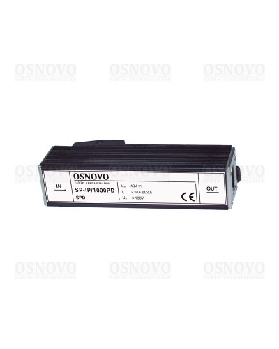 SP-IP/1000PD. Устройство грозозащиты цепей Ethernet. OSNOVO в Самаре