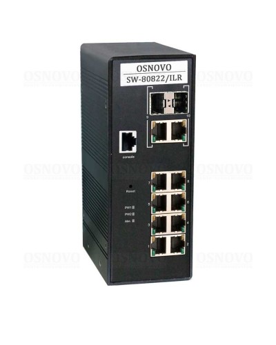 SW-80822/ILR. Коммутатор 10-портовый Gigabit Ethernet с PoE. OSNOVO в Самаре