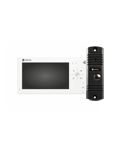 VM-7.0 (w)+ DS-700L (черный). Комплект видеодомофона. Optimus в Самаре