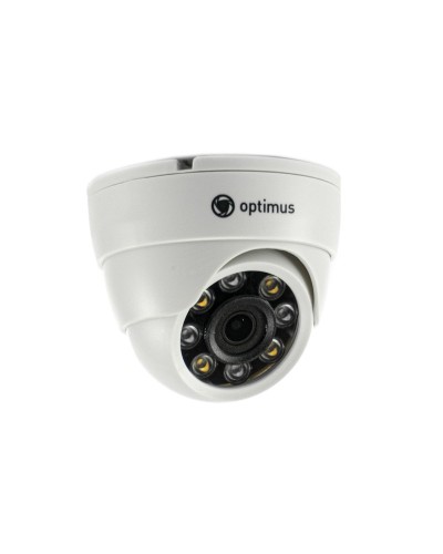 IP-E024.0(2.8)PL_DP03. Видеокамера IP купольная. Optimus в Самаре