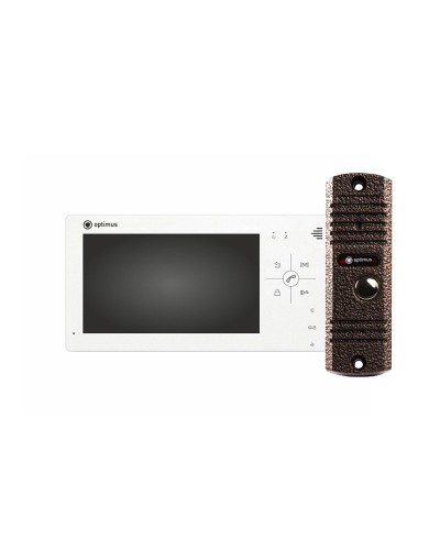 VM-7.0 (w)+ DS-700L (медь). Комплект видеодомофона. Optimus в Самаре