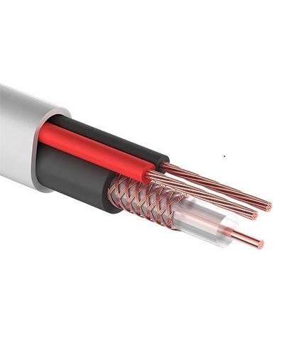 КВК-В-2+2x0,50 мм² (Cu/Cu) белый PROconnect (01-4213). Кабель комбинированный для систем видеонаблюдения. PROCONNECT в Самаре