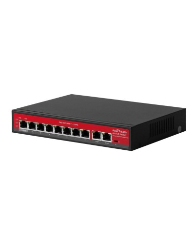 PND-08P-2G (120W). Коммутатор AI 10-портовый с функцией PoE. Polyvision в Самаре