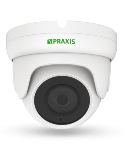 PE-7141IP 2.8. Видеокамера IP купольная. Praxis в Самаре