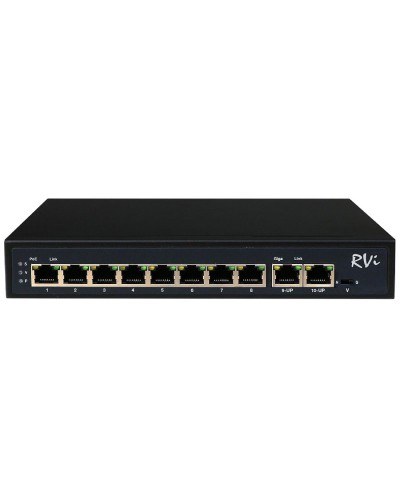 RVi-1NS08F-2T (1G). Коммутатор с питанием по PoE. RVi в Самаре