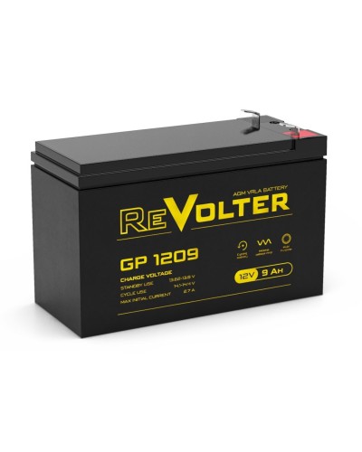 Revolter GP 1209. Аккумулятор автомобильный герметичный свинцово-кислотный. Revolter в Самаре