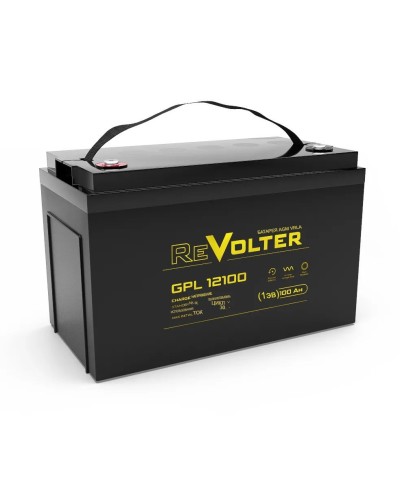 Revolter GPL 12100. Аккумулятор автомобильный герметичный свинцово-кислотный. Revolter в Самаре