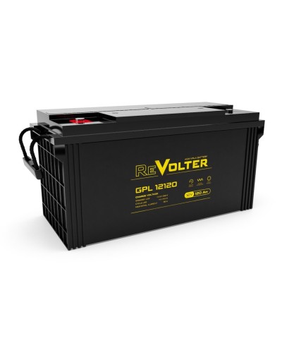 Revolter GPL 12120. Аккумулятор автомобильный герметичный свинцово-кислотный. Revolter в Самаре