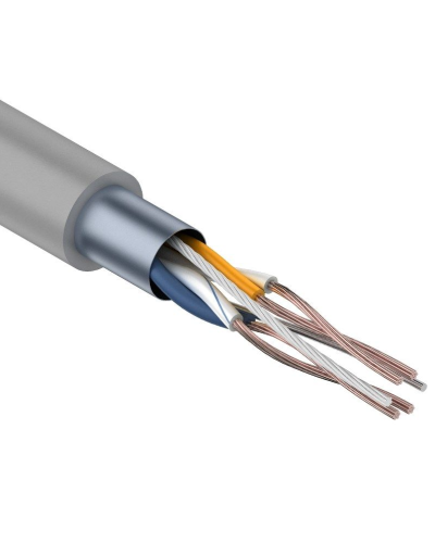 F/UTP, CAT 5e, PVC, 2PR, 24AWG, INDOOR, STRANDED, серый, 305м, REXANT (01-0125). Кабель «витая пара» (LAN) для структурированных систем связи. Rexant в Самаре