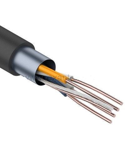 F/UTP, CAT 5e, PE, 2PR, 24AWG, OUTDOOR, SOLID, черный, 305м, REXANT (01-0124). Кабель «витая пара» (LAN) для структурированных систем связи. Rexant в Самаре
