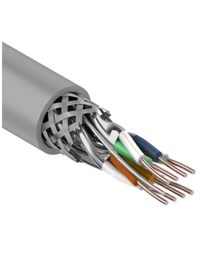 S/FTP, CAT 7, PVC, 4PR, 23AWG, INDOOR, SOLID, серый, 305 м, REXANT (01-0542). Кабель «витая пара» (LAN) для структурированных систем связи. Rexant в Самаре