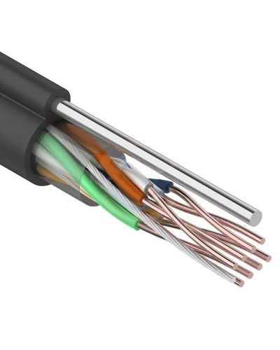 U/UTP 4PR 24AWG CAT5e 305м OUTDOOR+ТРОС*1 REXANT (01-0046). Кабель «витая пара» (LAN) для структурированных систем связи. Rexant в Самаре