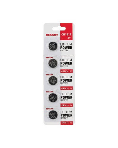 Литиевые батарейки CR1616 3 V 50 mAh (30-1104): Элемент питания в Самаре