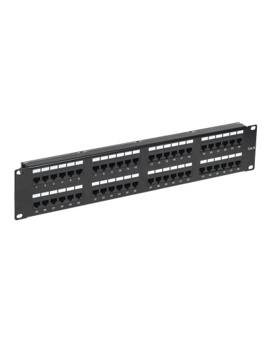 Панель коммутационная с кабельными органайзерами 19", 2U, 48 портов, RJ-45, CAT 6, UTP REXANT PRO (02-0232): Патч-панель 19" в Самаре