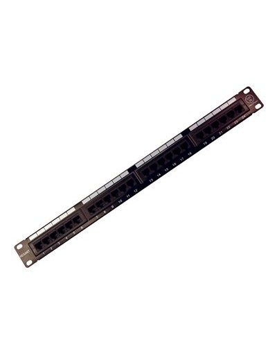 Коммутационная панель, 19", 1U, 24 порта RJ-45, категория 5e, UTP неэкранированная, черная Rexant (04-0021): Патч-панель 19" в Самаре