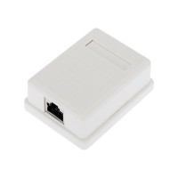 Розетка компьютерная внешняя, 1-порт FTP RJ-45 (8P8C), CAT 6 REXANT (03-0142). Розетка RJ-45. Rexant