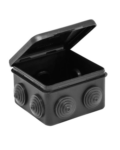 Коробка TYCO ОП 80х80х50мм откидная крышка УХЛ1 IP54 черный (67040МЧ). Коробка распределительная. RuVinil в Самаре