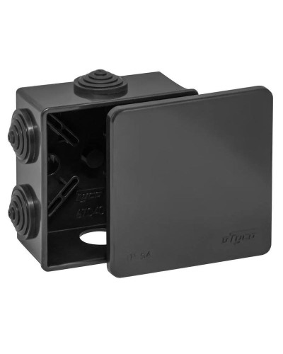 Коробка TYCO ОП 85х85х40мм УХЛ1 IP54 черный (67040Ч). Коробка распределительная. RuVinil в Самаре