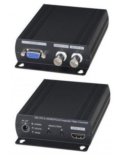 AD001HD4. Преобразователь-разветвитель AHD/HDCVI/HDTVI в HDMI/VGA/CVBS. SC&T в Самаре